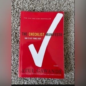 The Checklist Manifesto